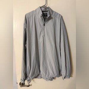 Callaway Jacket Mens Size XXL Gray Weather Series Quarter Zip Golf Wind
Pullover